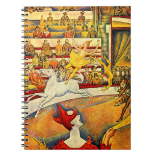 Carnet Le cirque de Georges Seurat, Art Vintage