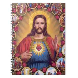 Carnet Le coeur sacré de Jésus