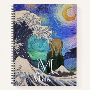 Carnet Le cri de la Grande Vague Starry Night