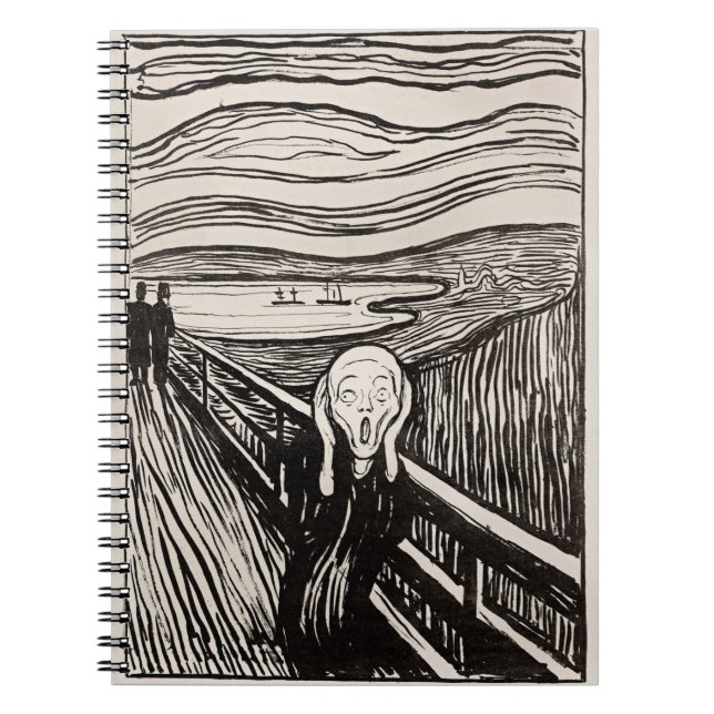 Carnet Le cri Edvard Munch (Devant)