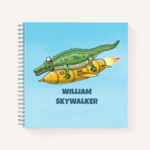 Carnet Le crocodile fusée