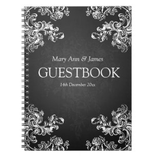 Carnet Le cru de Guestbook de mariage tourbillonne le
