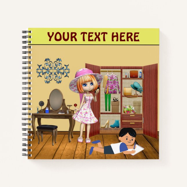 Carnet Le délice des fashionista (Devant)