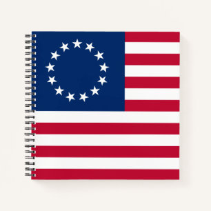 Carnet Le drapeau du Cercle Américain par Betsy Ross