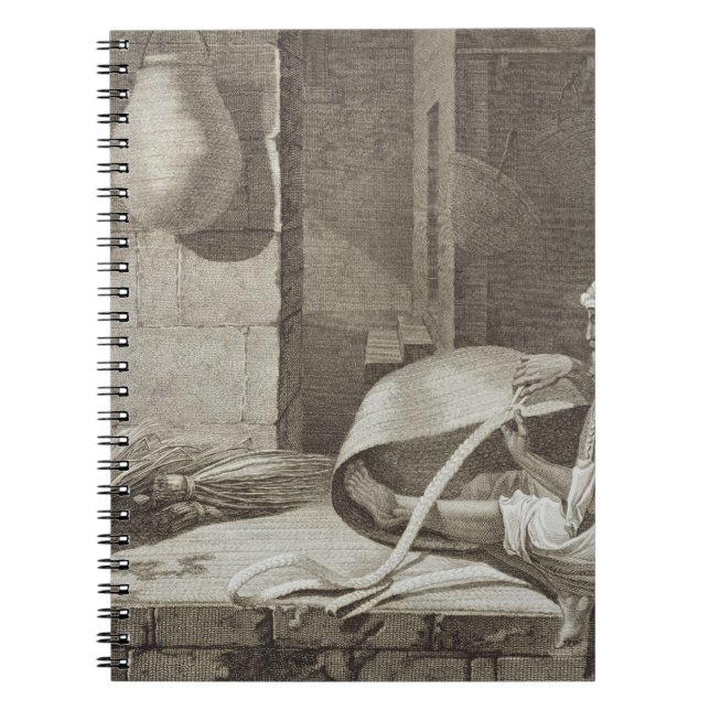 Carnet Le fabricant de panier, des arts et des commerces (Devant)