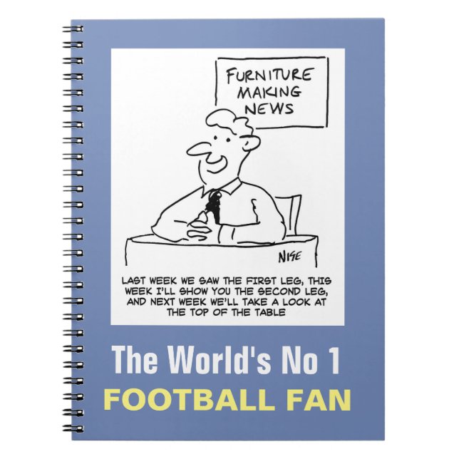 Carnet Le fan de football numéro 1 du monde (Devant)