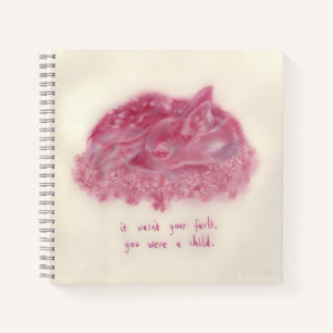 Carnet Le fardeau d'un enfant : le visage rose