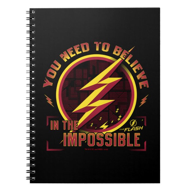 Carnet Le Flash | Vous Devez Croire En L'Imposable (Devant)