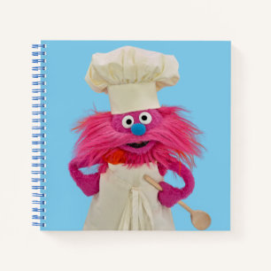 Carnet Le Food Truck de Cookie Monster Gonger Posant