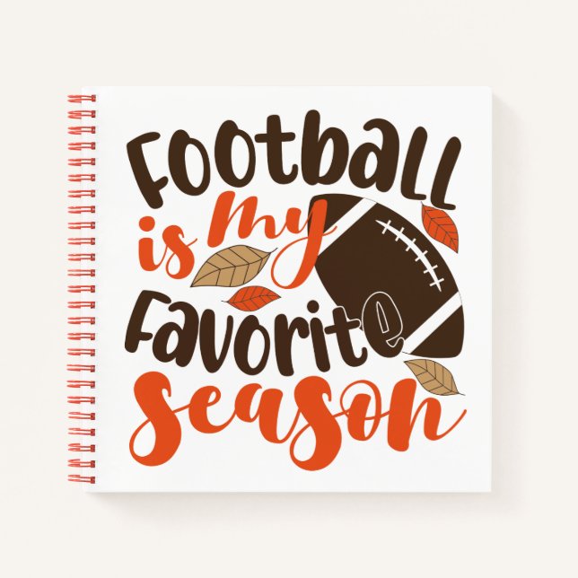 Carnet Le football est ma saison préférée (Devant)