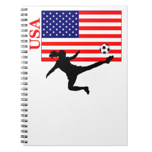 Carnet Le football Etats-Unis des femmes