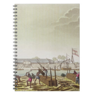 Carnet Le fort à Batavia avec les enregistreurs