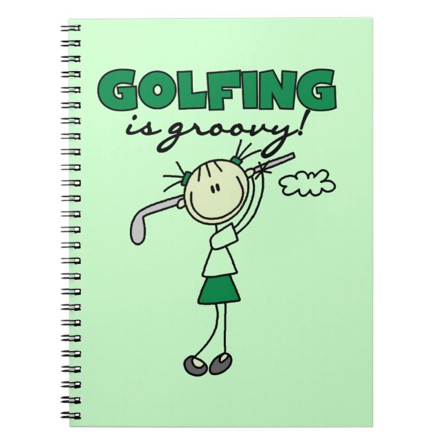 Carnet Le golf est super (Devant)