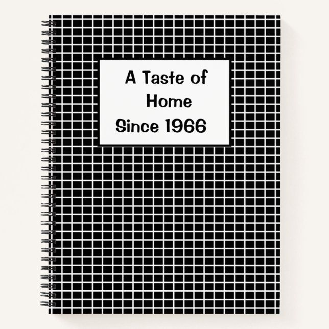 Carnet le goût de la recette maison (Devant)