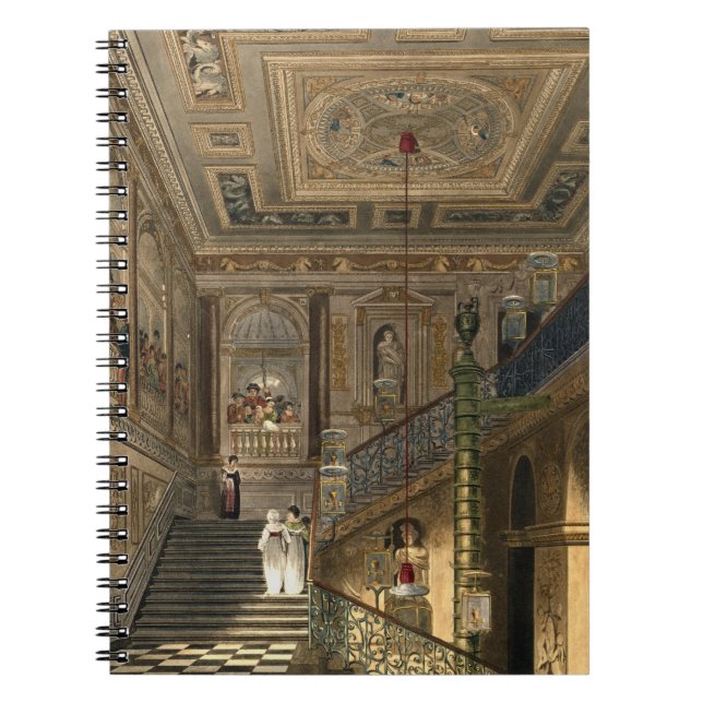 Carnet Le grand escalier au palais de Kensington de Pyne (Devant)