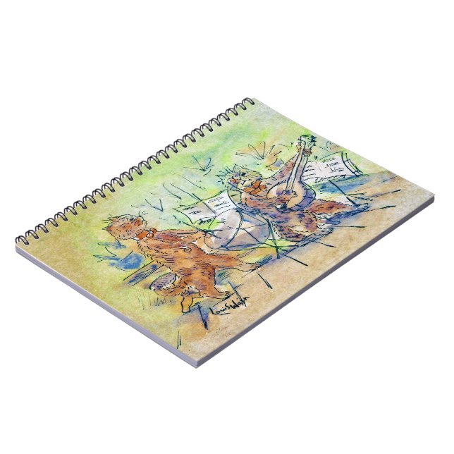 Carnet Le groupe de Cats, Louis Wain (Côté gauche)
