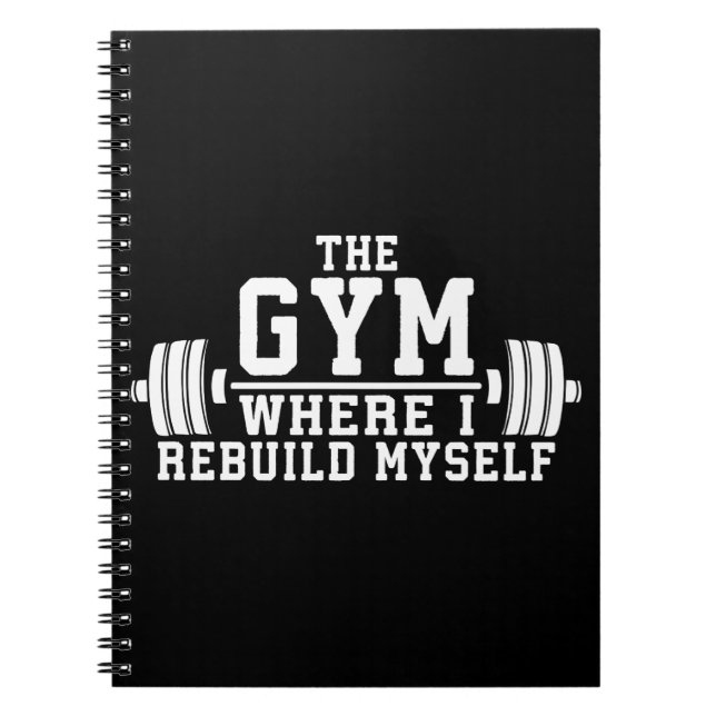 Carnet Le Gym - Rebuild Moi-Même - Exercice Inspirationne (Devant)