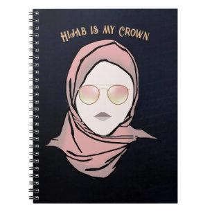Carnet Le hijab est mon illustration de la Couronne arr