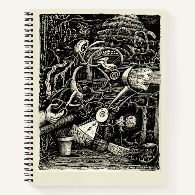 Carnet Le jardin de la folie par Brian Benson (Devant)