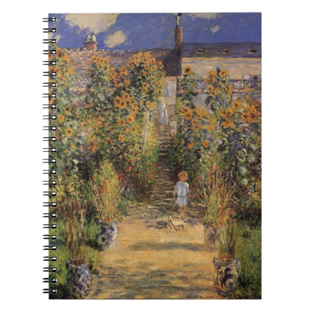 Carnet Le jardin de l'artiste à Vetheuil par Claude Monet (Devant)