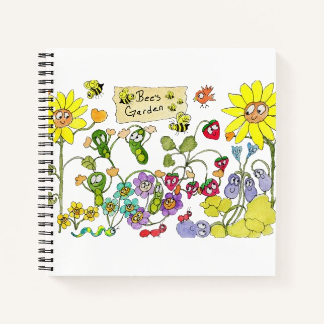 Carnet Le jardin des abeilles (Devant)