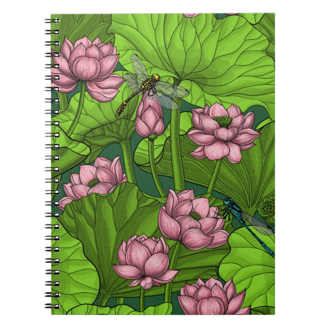 Carnet Le jardin du Lotus (Devant)