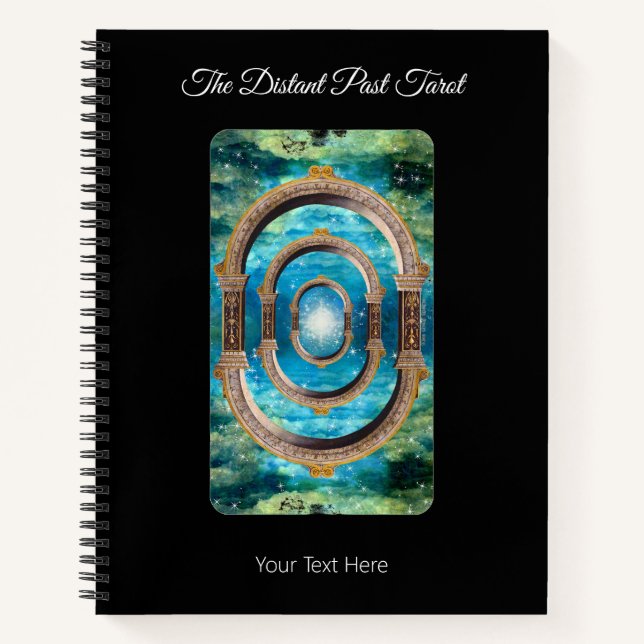 Carnet Le jeu de tarot de divination Oracle du passé loin (Devant)
