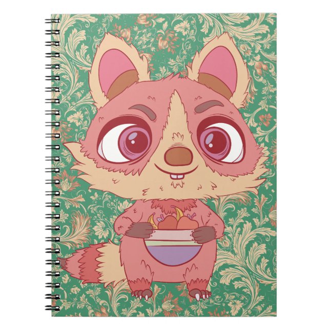 Carnet Le joyeux Raccoon (Devant)