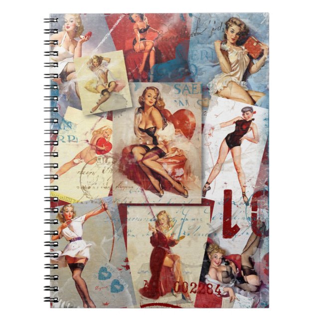 Carnet Le kitsch Bitsch : Collage 1 de Pin- d'amour (Devant)