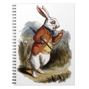 Carnet Le lapin blanc d'Alice au pays des merveilles pers
