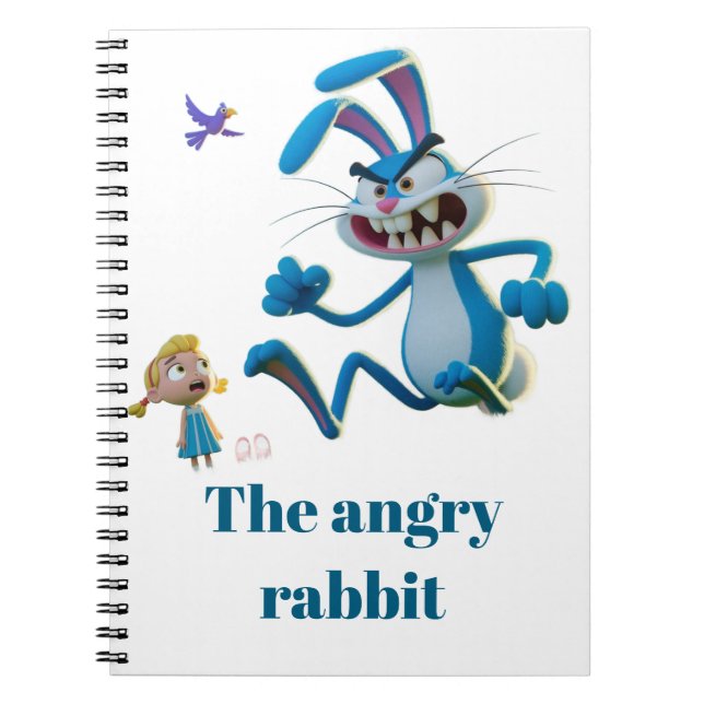 Carnet Le lapin en colère  (Devant)