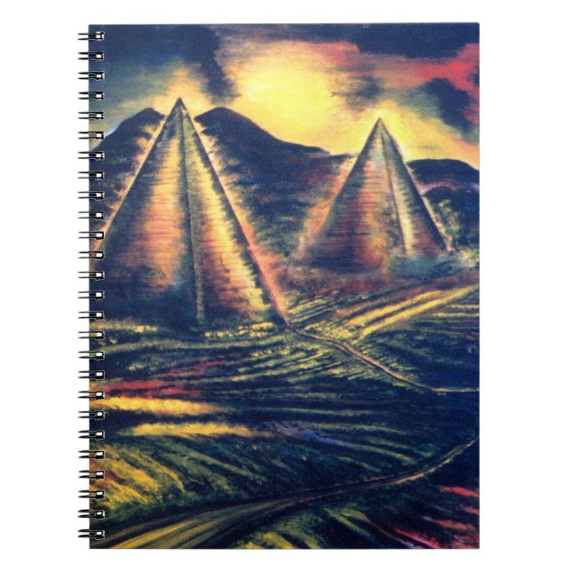 Carnet Le lieu de repos, pyramides (Devant)