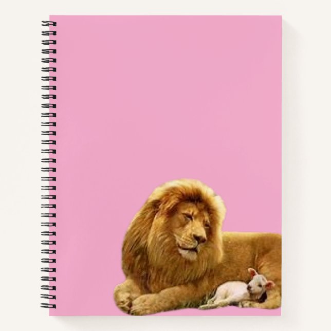 Carnet Le Lion et l'Agneau (Devant)