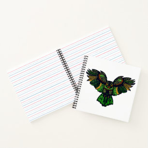 Carnet Le majestic Emerald Owl