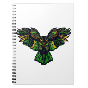 Carnet Le majestic Emerald Owl