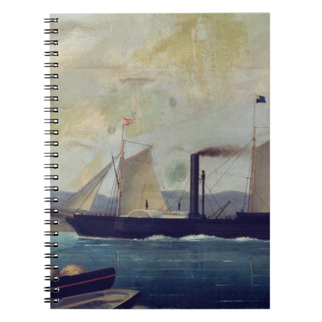 Carnet Le "Mallorcan", bateau sur lequel George Sand et (Devant)