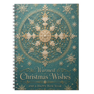 Carnet Le Mandala de Givre Doré