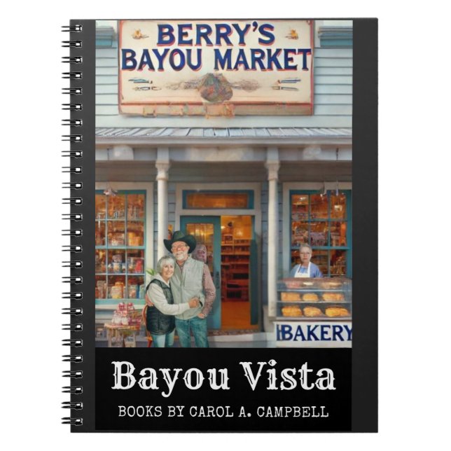 Carnet Le marché de Berry's Bayou – Collection Southern P (Devant)