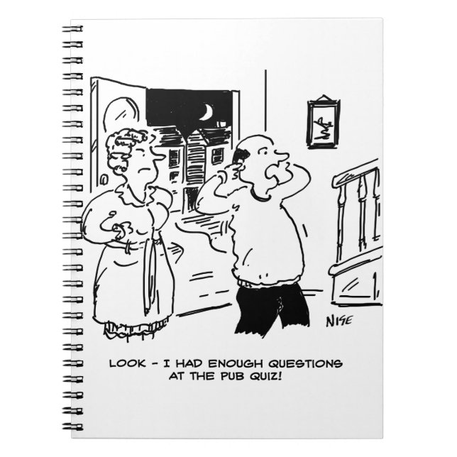 Carnet Le mari ne veut pas remettre en question (Devant)