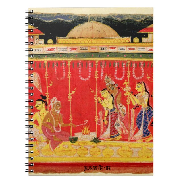 Carnet Le mariage des parents de Krishna, d'une (Devant)