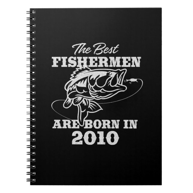 Carnet Le meilleur cadeau d'anniversaire pour Pêcheur pêc (Devant)