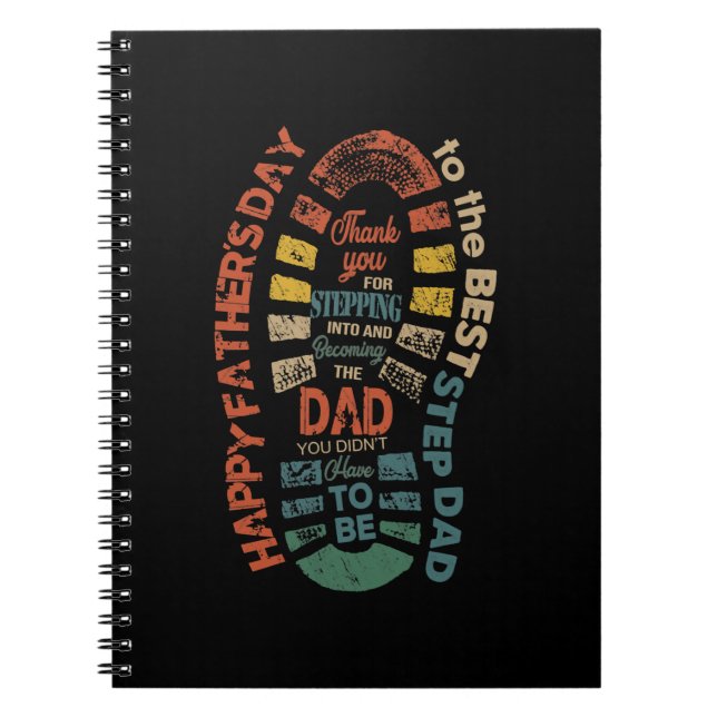 Carnet Le Meilleur Pas Papa Merci Pour Aller (Devant)