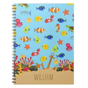 Carnet Le mignon enfant sous la mer