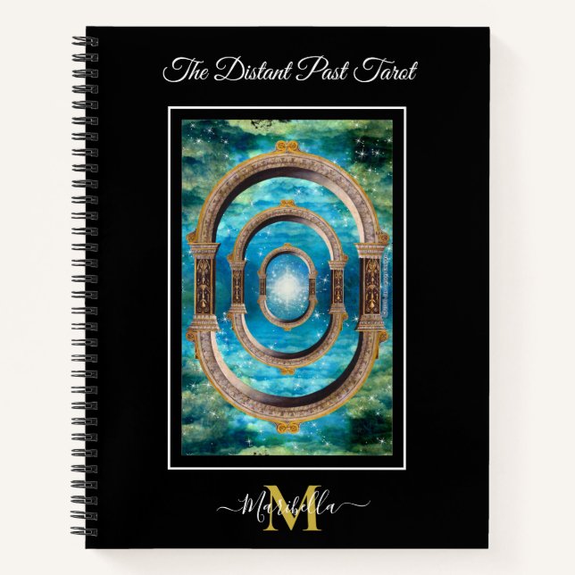Carnet Le monogramme au dos des cartes du jeu de tarot Th (Devant)