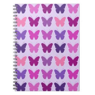 Carnet Le motif de papillon dentelle des mauves de