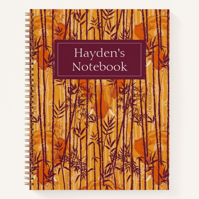 Carnet Le Motif White Lotus Sunset Safari (Devant)