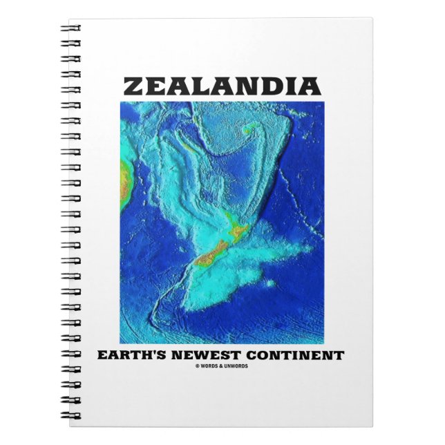 Carnet Le nouveau continent de la Terre de Zealandia (Devant)