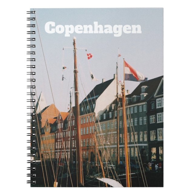 Carnet Le Nyhavn emblématique, Copenhague, Danemark (Devant)