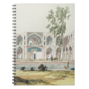 Carnet Le palais du Tchar-Sac à Isphahan, Perse, plat