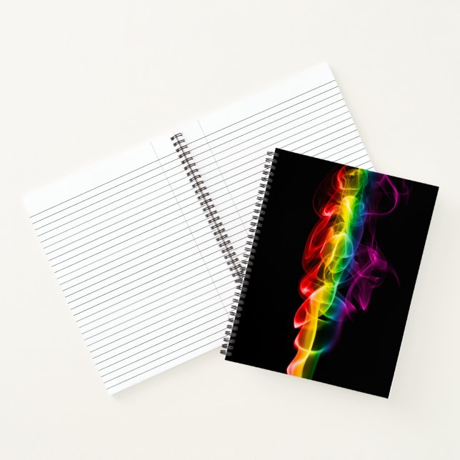 Carnet Le panache d'énergie arc-en-ciel de SlipperyJoe a  (Intérieur)